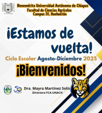 ¡Bienvenidas y bienvenidos al ciclo escolar Agosto - Diciembre 2025!